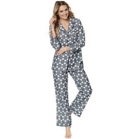 JEFFREY BANKS Kaleidescope print 2pc pajama set NWOT - Picture 1 of 6